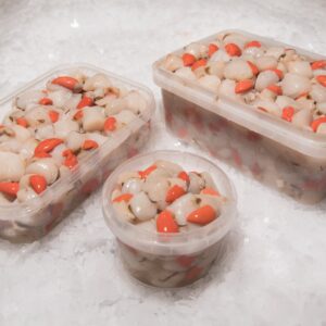 Frozen Queen Scallop Meat - Roe On