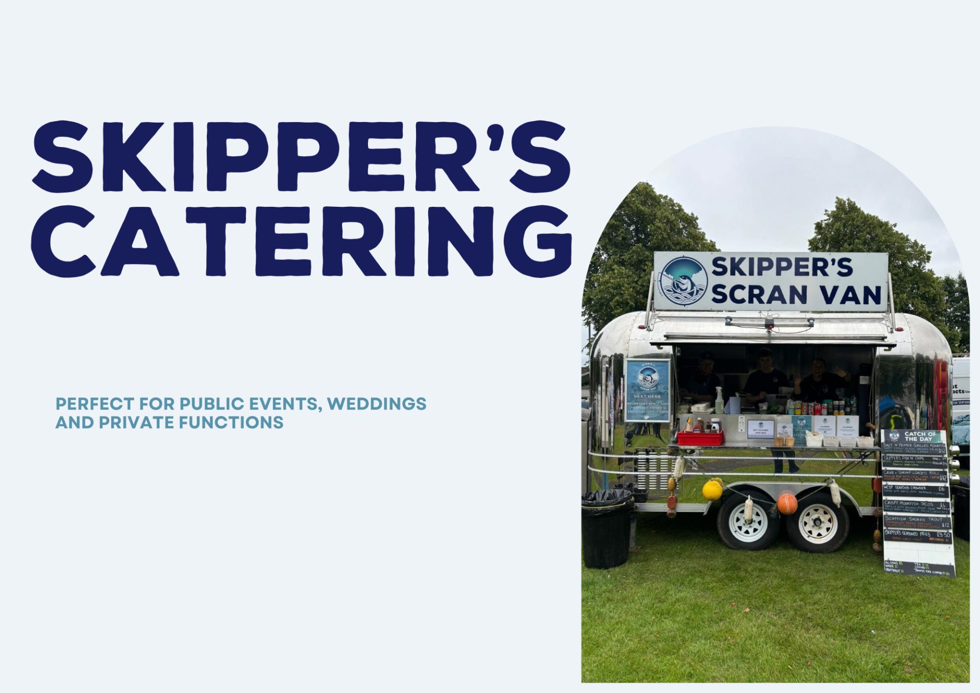 Skipper's Catering Perfect for public events, weddings and private functions