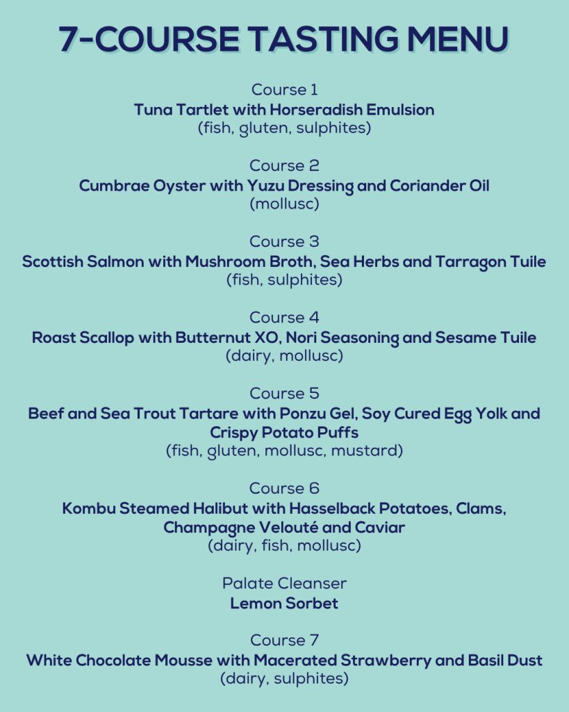 Tasting Menu