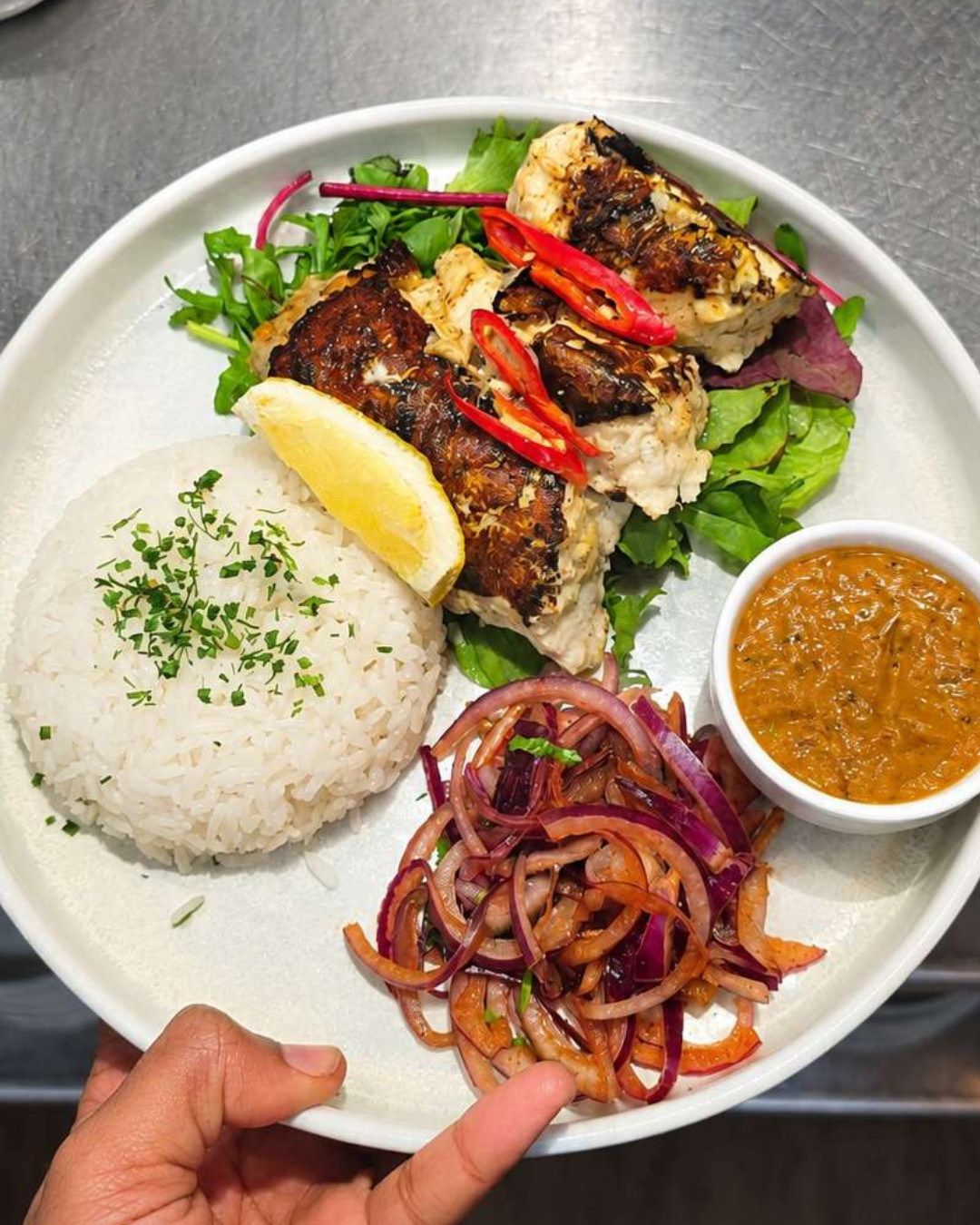 Malai monkfish kebab1